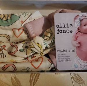 Ollie Jones 3/6 month baby girl set